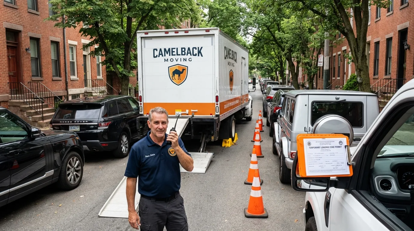 City street loading permit setup in Shutesbury, MA
